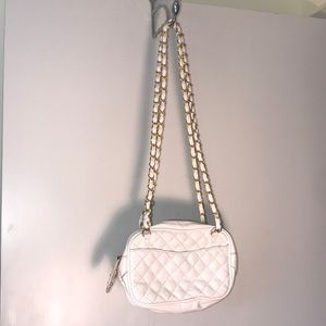 Urban Expressions White Quilted Shoulder Bag